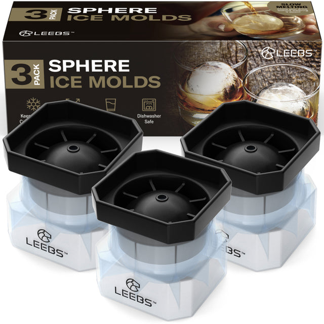 3 Pack Sphere Ice Molds - LEEBS