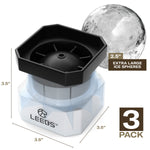 3 Pack Sphere Ice Molds - LEEBS